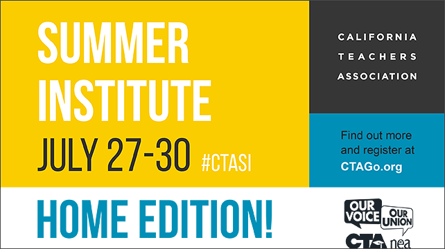 A description of the CTA Summer Institute for 2020.